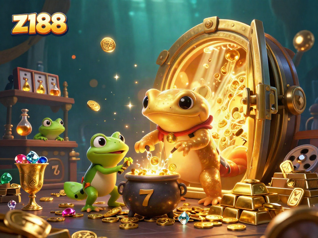 Engage with z188's medieval alchemist scene, featuring gold transmutation and slot elements.